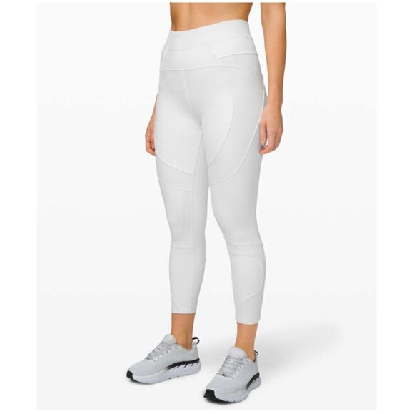 Lululemon New Ambition Super High-Rise Tight White Leggings Size 10 - Picture 1 of 8